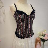 Image 2 of sophie b floral bustier top