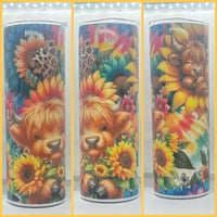 HIGHLAND COW TUMBLER 3