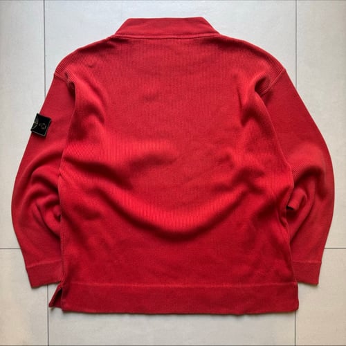 Image of 1980s Stone Island Ribbed Sweatshirt, Size Large