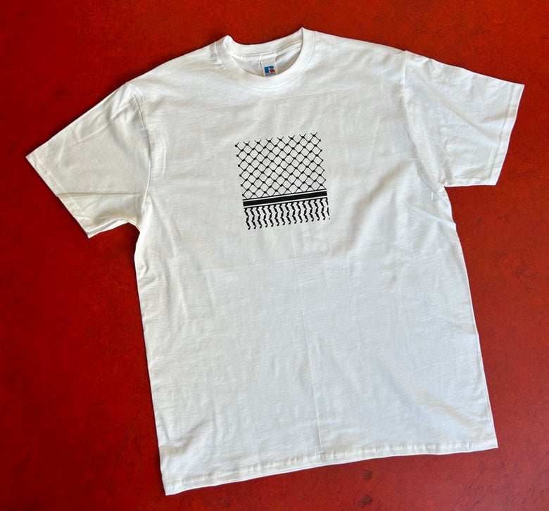 Image of KEFFIYEH SHIRT / BLACK