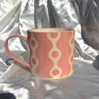 Image 1 of XL Pink Link Mug
