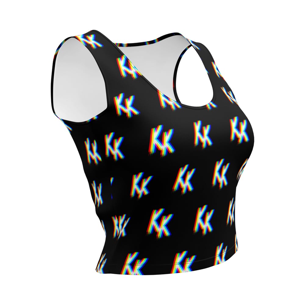 Image of Women's Glitch Crop Top