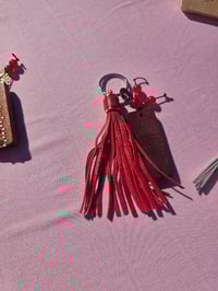 Image 4 of Handmade Beaded Tassel Keychains