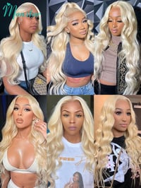 Image 5 of Blonde Brazilian Body Wave Hair Extensions – Remy Human Hair Weave Bundles