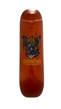 Image 2 of Again "Nordic Cosmo" Freestyle Skateboard (gold)