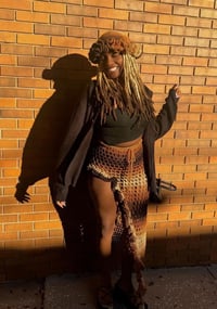 Image 3 of SHADES OF BROWN MAXI SKIRT 