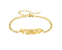 Image 2 of 18k Gold Plated Zodiac Bracelets/anklets