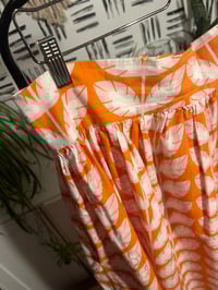 Image 2 of custom orange pocket skirt 