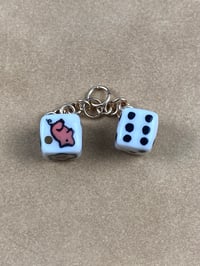 Image 3 of Lucky Dice - gold lustre #2