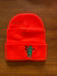 Image 1 of Huckleberry Orange Winter Beanie