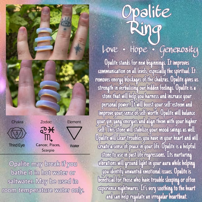 Opalite Rings 