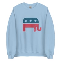 Image 4 of Conservative Republican Elephant Vintage Republican Sweatshirt for Conservative Woman Gifts