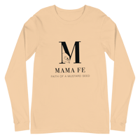 Image 3 of MamaFe's Black Logo "Faith of a Mustard Seed" Unisex Long Sleeve Tee