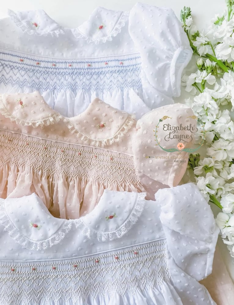 The Avaley Hand Smocked Dress | Elizabeth Layne Heirloom