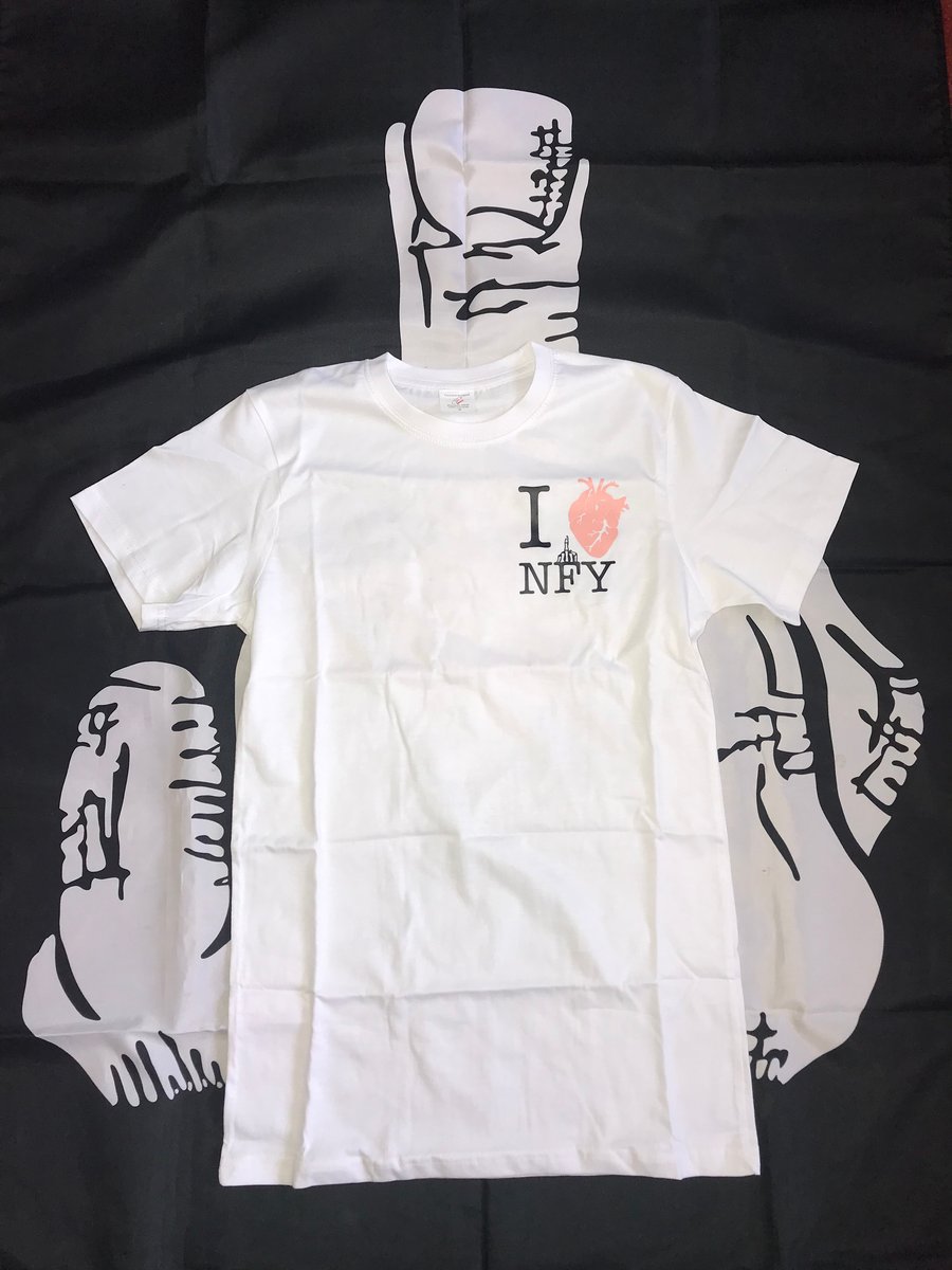 Image of I 🧡 NFY Tee (Peach Heart Logo)