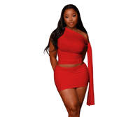Image 1 of Pretty Girl Set Red 