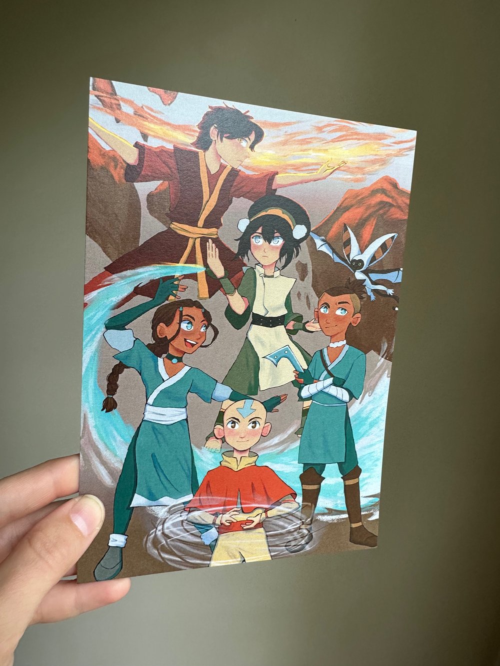 Image of 5 x 7 Avatar the Last Airbender Print