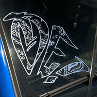 Image 1 of *PAISLEY EDITION* "OE!" Corner Decal