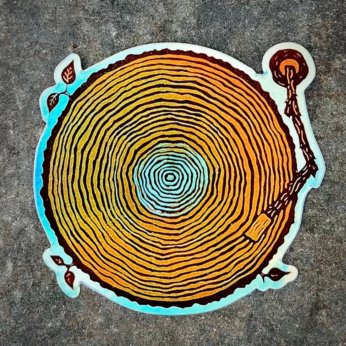 Image of Cross-section holographic sticker