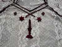 Image 2 of lace with candle