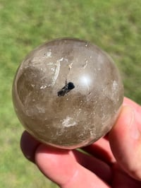 Image 9 of Smoky Quartz, Lepidolite & Tourmaline Sphere  #2916
