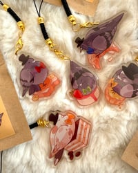 Image 1 of Pastry Pigeons Gacha blind-bag phone charms!