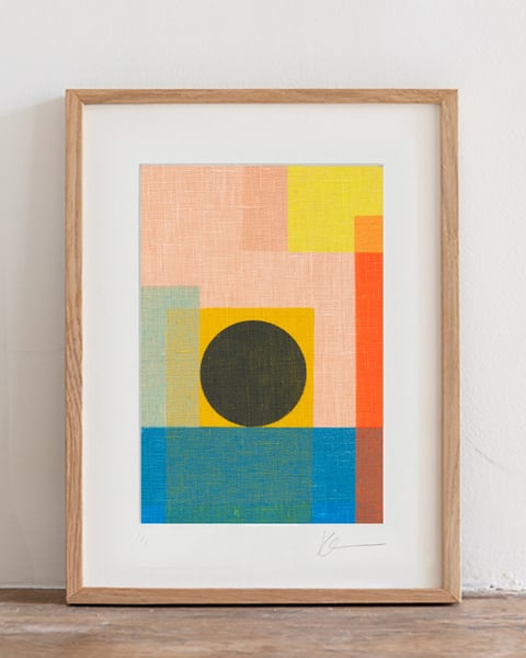 Image of Textile screenprint 001