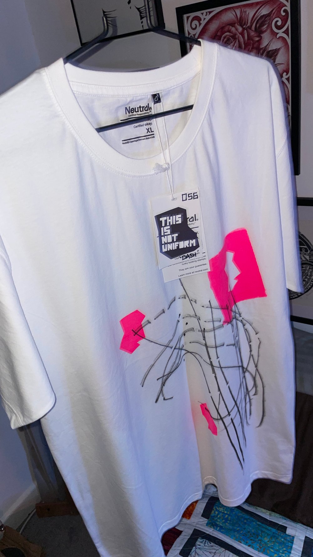 #056 - S/S Tee (Mens XL) - MONSTARS x BLOOM