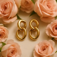 Image 2 of Auria Linked Drop Earrings