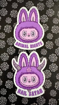 Image 2 of LaBuPhomet - Baphomet Monster Sticker
