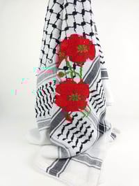 Image 3 of  Original @hirbawi keffiyeh with hand stitched embroidery from Palestine 