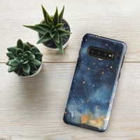 Image 2 of Celestial Constellation Night Sky Stars and Clouds Painting Tough case for Samsung®