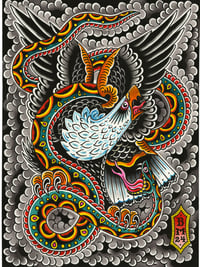 Image 3 of Tattoo print set, 10 sheets 11”x14”