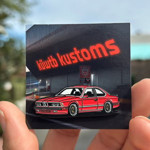 Image of KUWTB Kustoms x Vintage Bimmer E24 M6 Henna Red