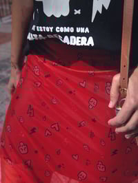 Image 4 of FALDA TUL SARA ROJA
