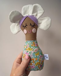 Image 2 of Petal Head Rattle & Personalised Bag 