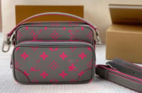 Pink messenger bag 