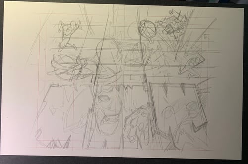 Image of MONKEY PRINCE #6 pg 16-17 original art