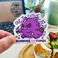 Image 1 of Running on Fumes | Pokemon - Gengar ✦ Die-Cut Sticker