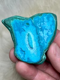 Image 6 of Malachite & Chrysocolla Polished Slab #2394