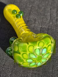 Image 1 of Yellow And Green Roswell Dotstack Pipe