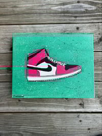 11x14 Air Jordan 1 (pink and black) 