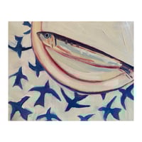Image 1 of Sardine & Blue Paper Birds