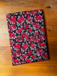 Image 3 of Padded Book Sleeve Liberty Ascot Rose