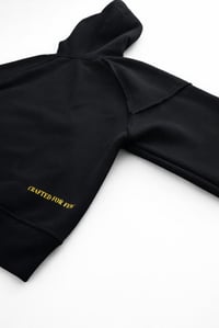 Image 4 of FAULTLINE / Structured - Zip up hoodie [ black ]