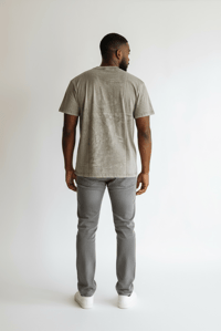 Image 3 of Tee Bleach Grey SV