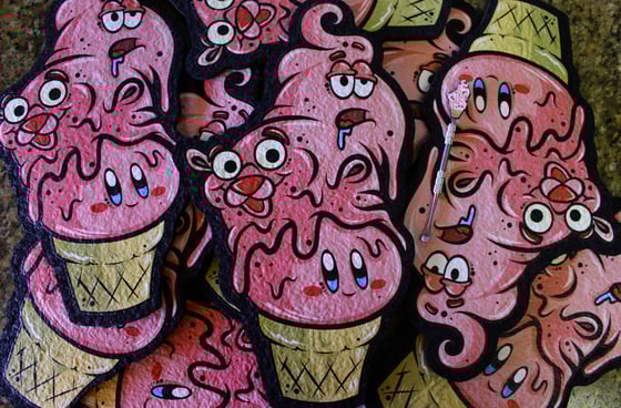 Image of (Pink) Cartoon Cone | AP Moodmats