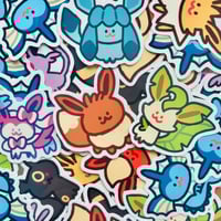 Image 2 of eeveelutions sticker pack