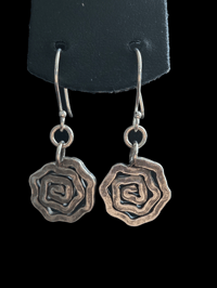 Image 1 of Rose drop earrings