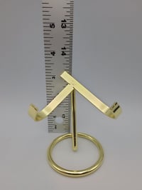 Image 3 of Gold Metal Stand For Crystals- 4 Styles